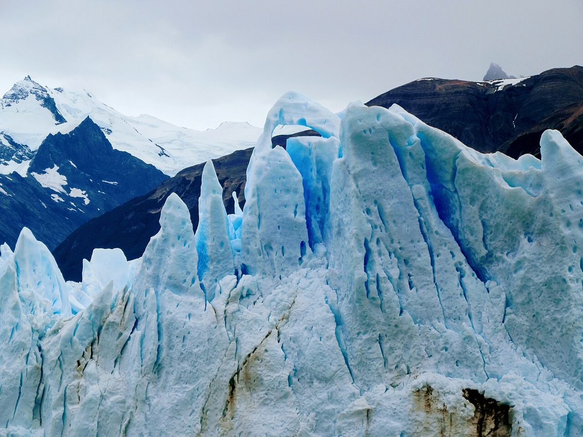 Perito Moreno Glacier near El Calafate in Santa Cruz, southern Argentine Patagonia