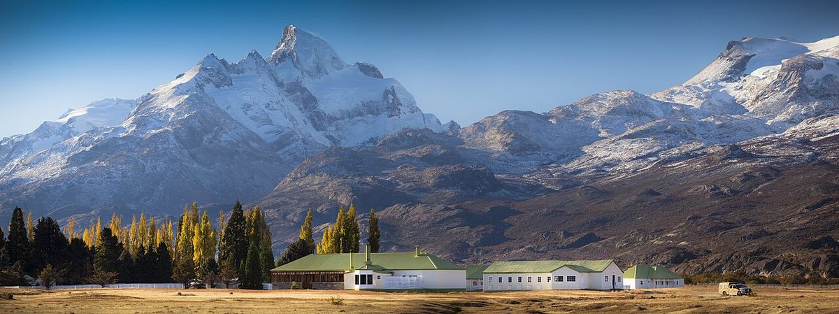 Estancia Cristina near the Upsala arm of Lago Argentino, a boat-access ranch in El Calafate