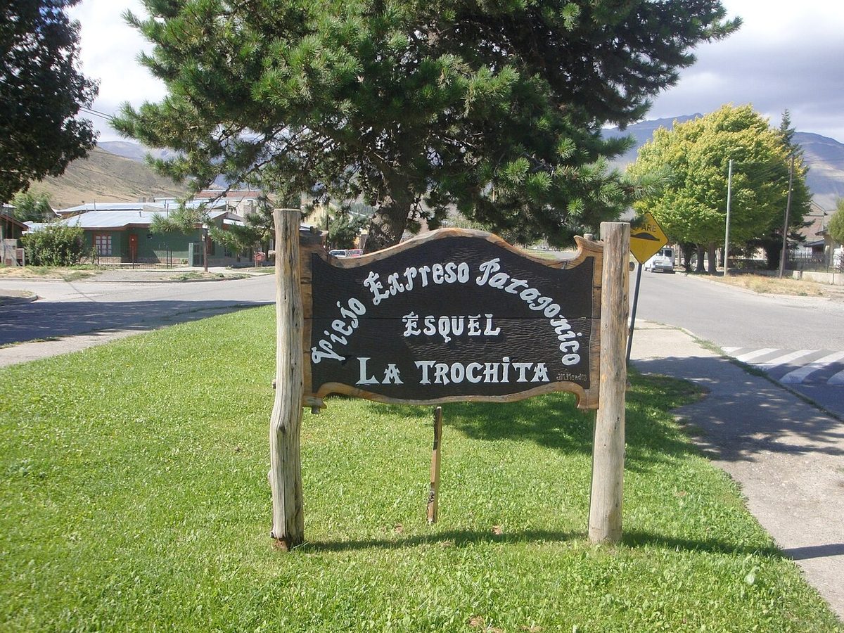 La Trochita narrow-gauge steam train, the Old Patagonian Express, near Esquel