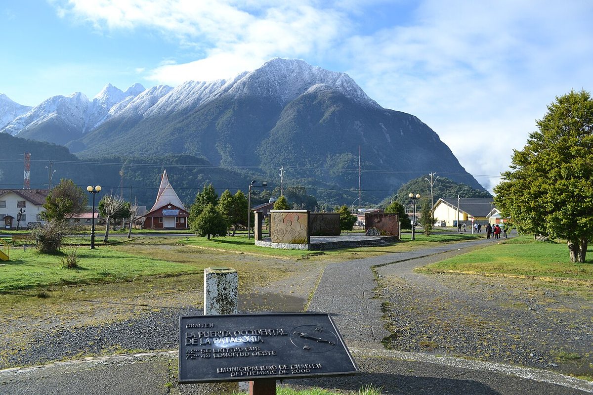 The town of Chaiten on the Carretera Austral, gateway to the southern sector of Pumalin
