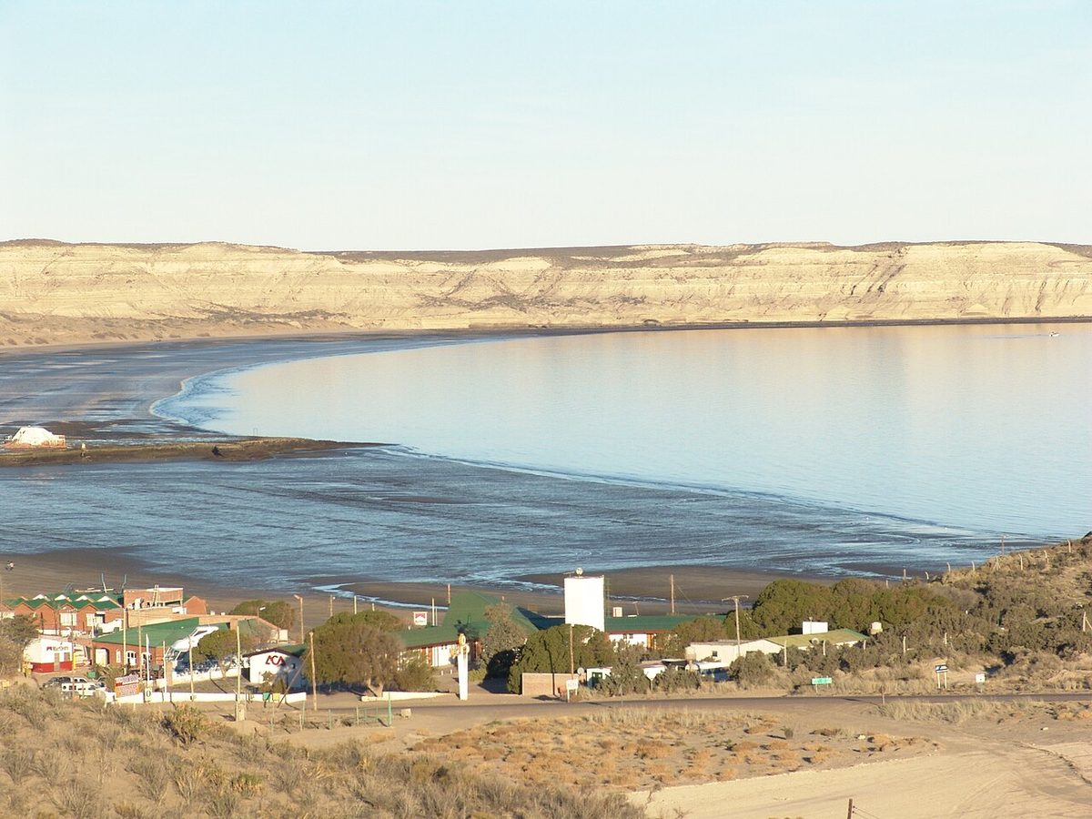 Puerto Piramides, the whale-watching town and self-drive base inside Peninsula Valdes