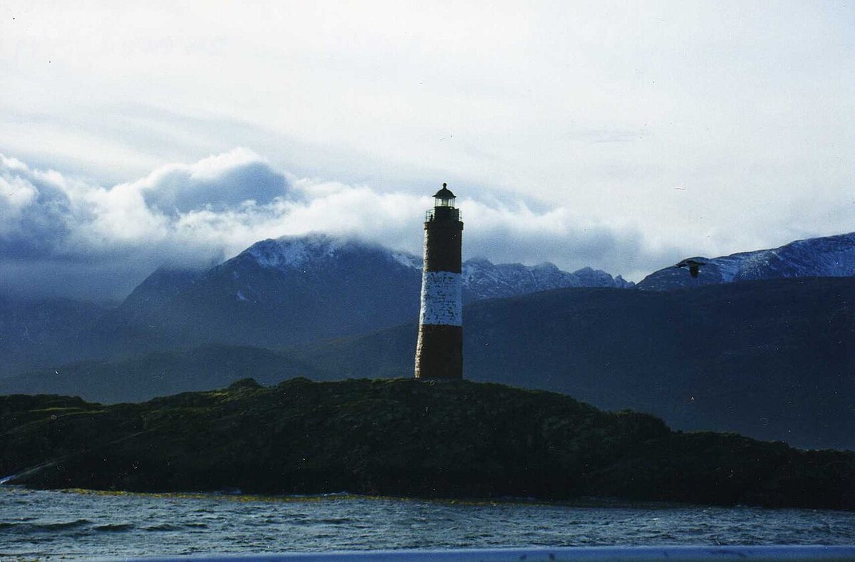 Les Eclaireurs lighthouse in the Beagle Channel near Ushuaia