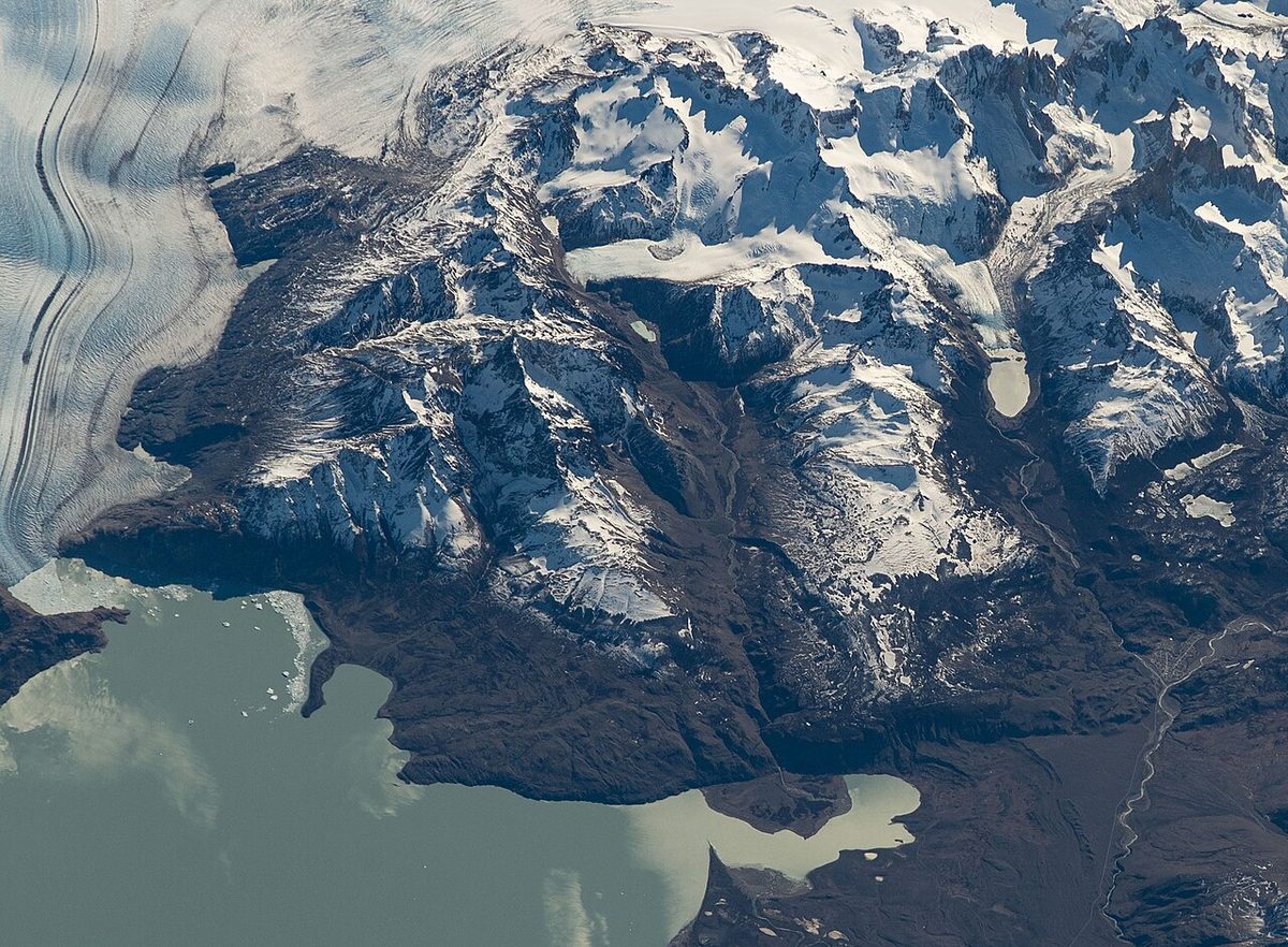 Close view of Mount Fitz Roy in Patagonia