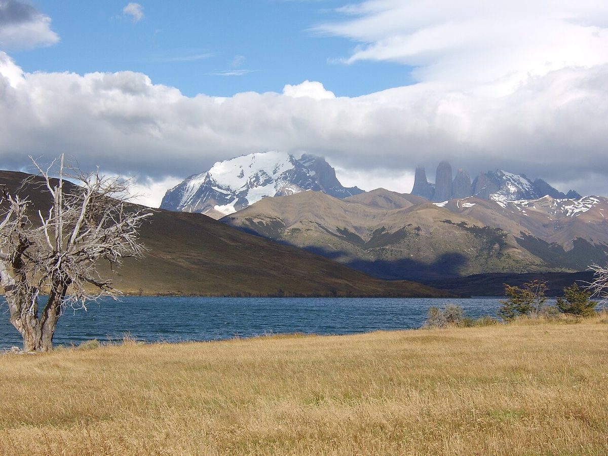 The three granite towers of Torres del Paine, the eastern climax of the W Trek