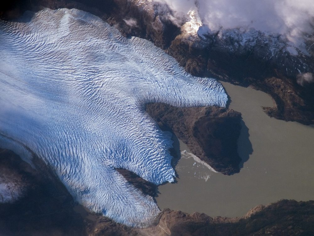 Grey Glacier at the western end of the W Trek, reached from Refugio Grey
