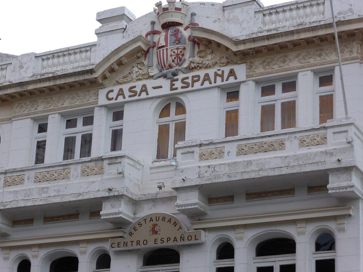 A historic building on the Plaza de Armas in Punta Arenas, the Chilean hub with the most dependable banks
