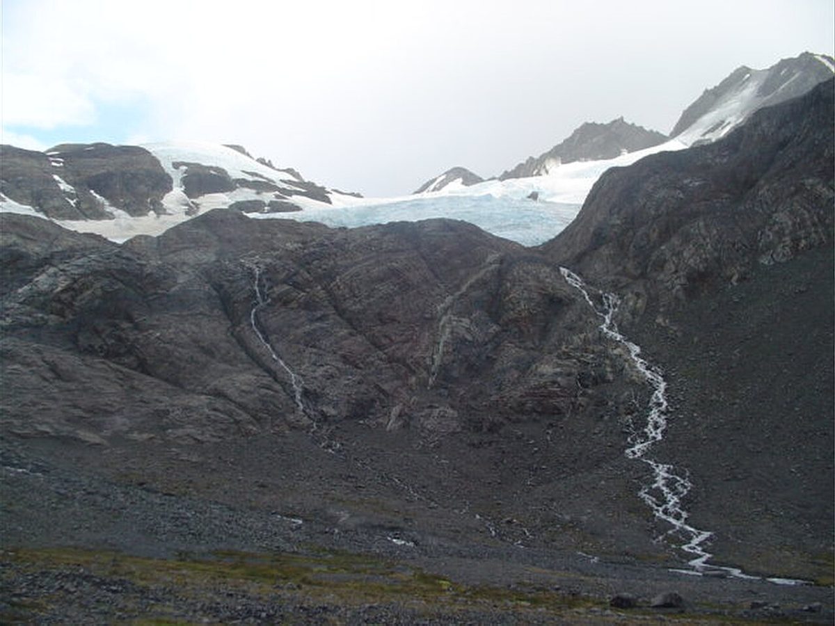 A remote glacial valley in Torres del Paine on the back half of the O Circuit, far from any road or clinic