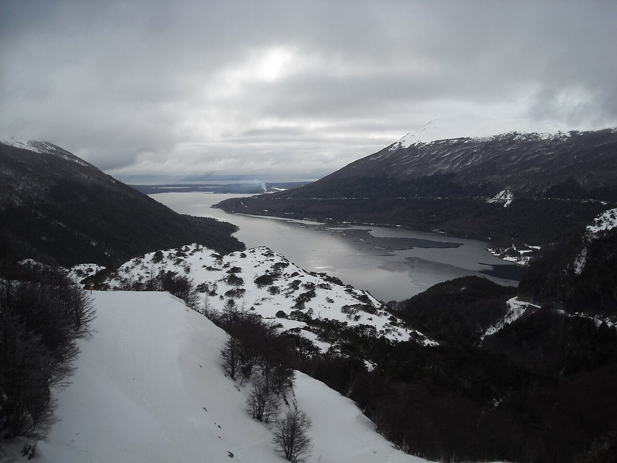 Paso Garibaldi in Tierra del Fuego, the gateway to the Ushuaia-area day hikes rated ALTA by the park service